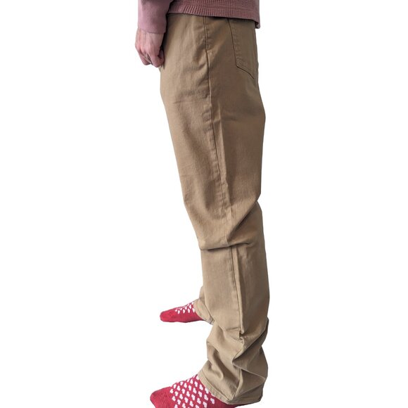 GAP Denim in Khaki Twill Slim Straight Fit | 32 x 32 - Picture 2 of 9